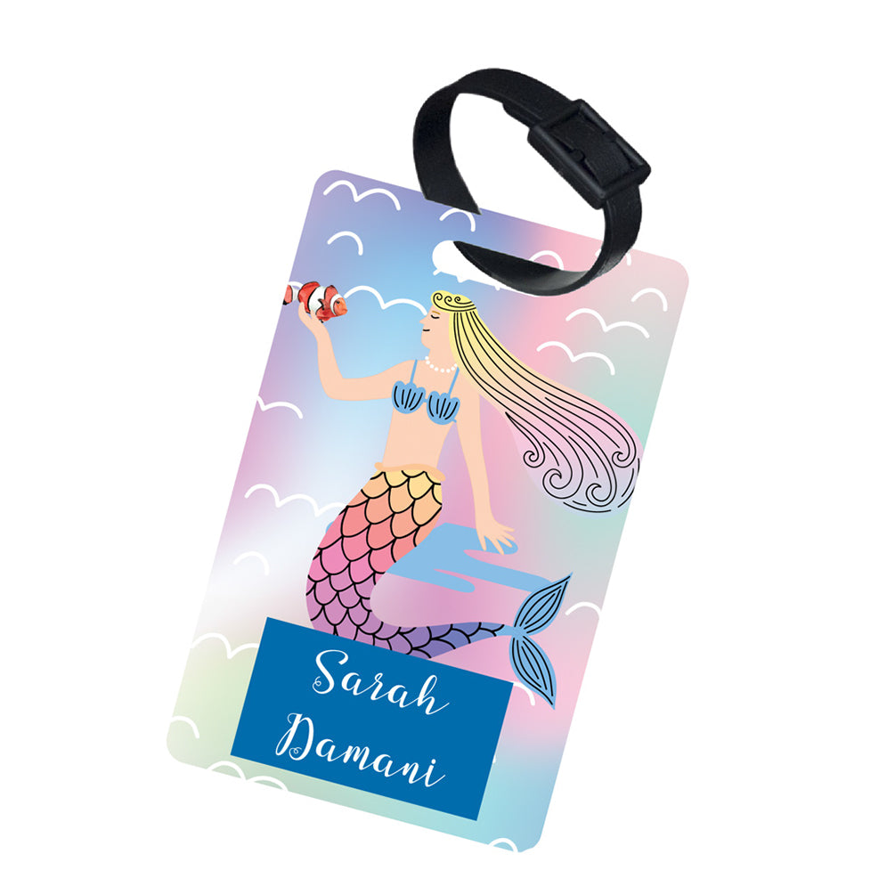 Holo Mermaid Bag Tags (set of 2)