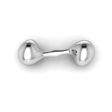 Sterling Silver Rattle - New Generation Dumbell Rattle