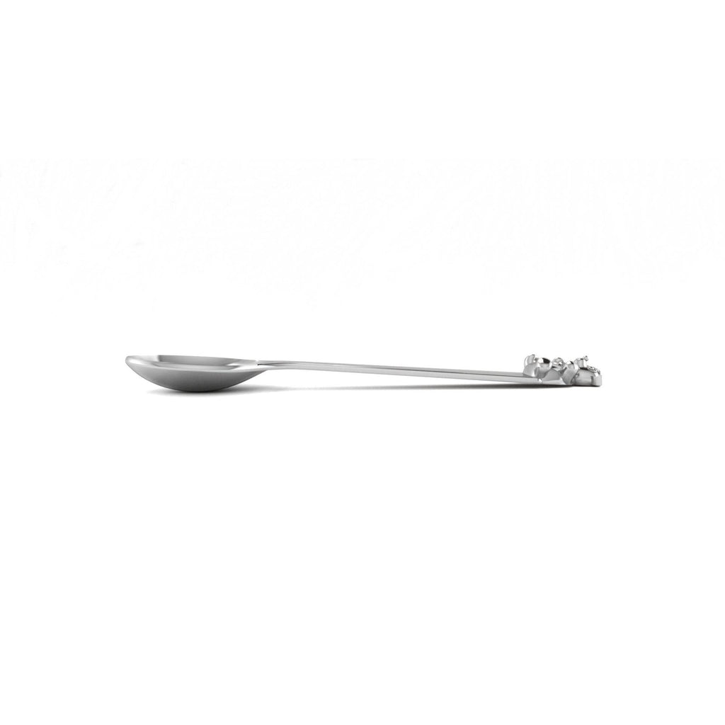 Sterling Silver Feeding Spoon - Teddy