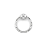 Sterling Silver Rattle & Teether - Single Ring
