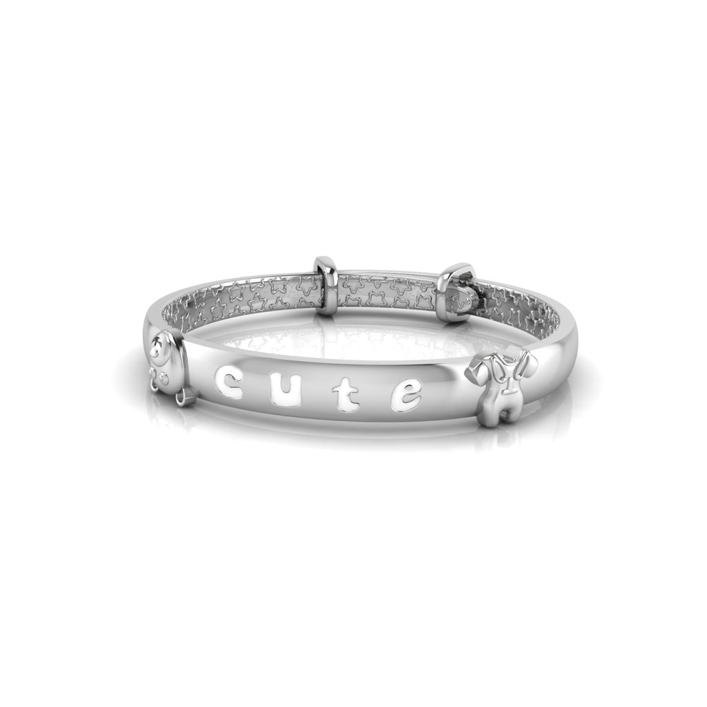 Sterling Silver Bracelet - Cute Extendable Bracelet