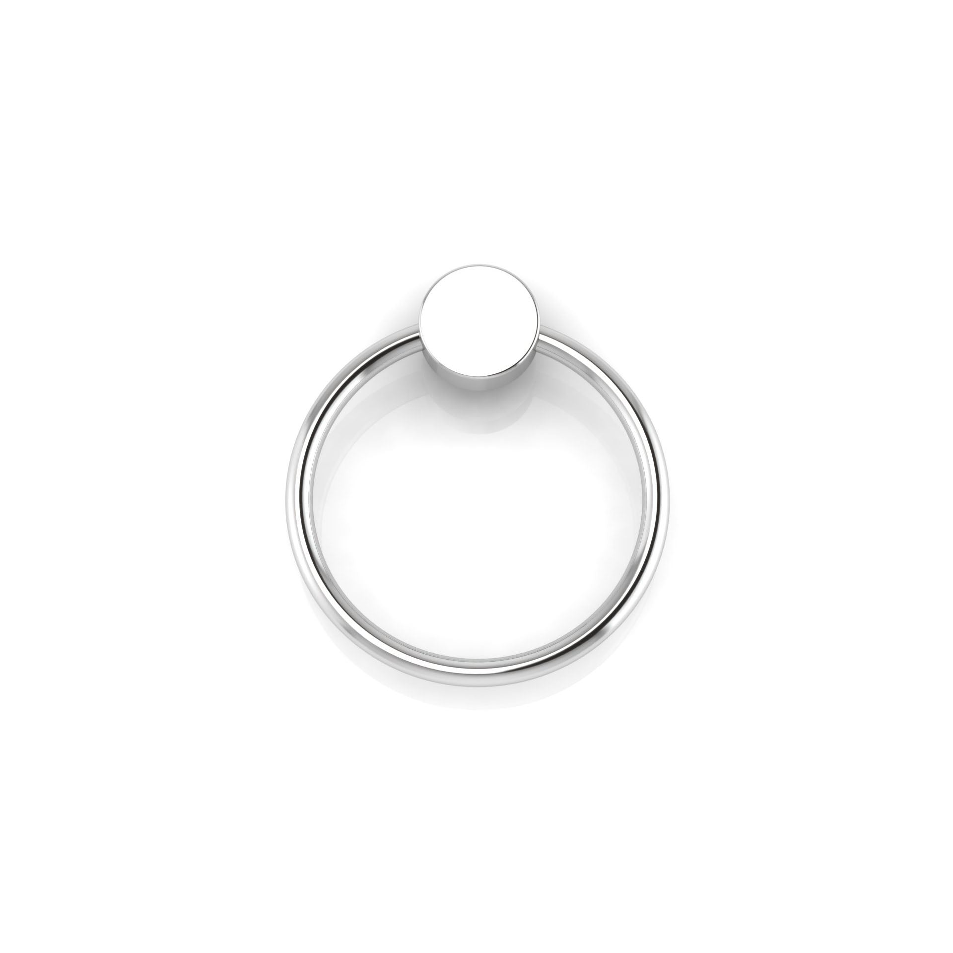 Sterling Silver Rattle & Teether - Flat Ring