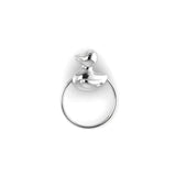 Sterling Silver Rattle & Teether - Duck Ring