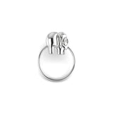 Sterling Silver Rattle & Teether - Elephant Ring
