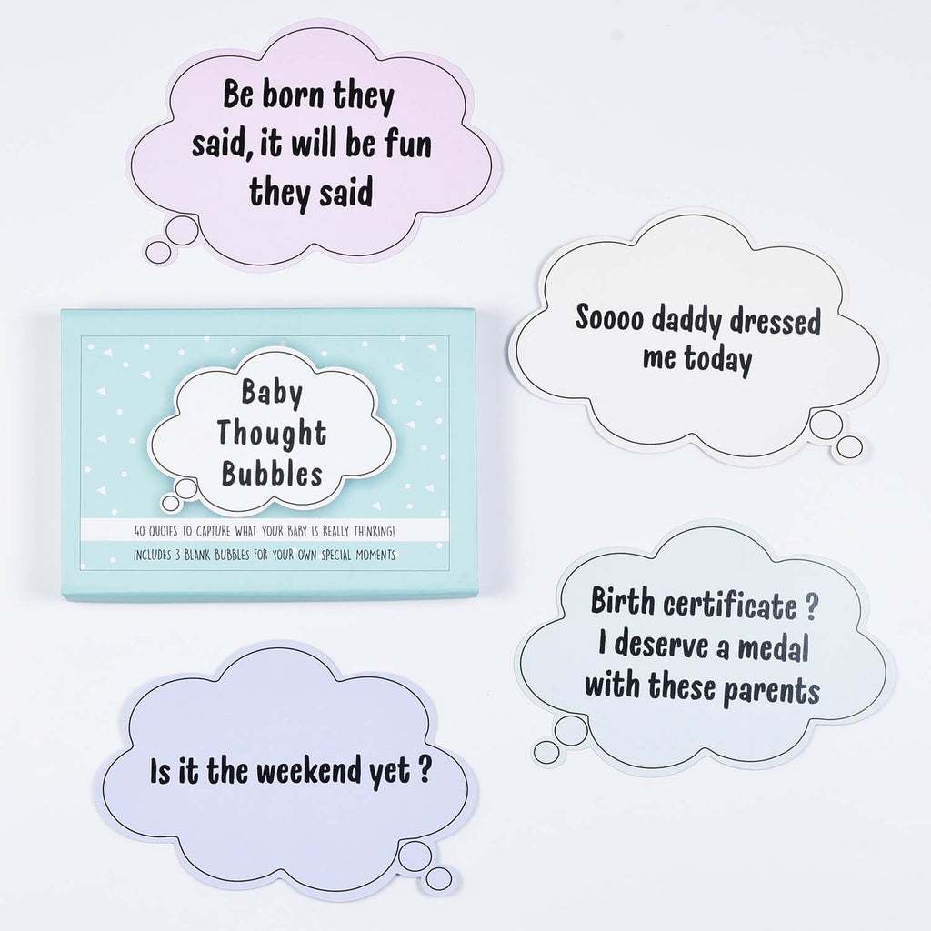 Baby Thought Bubbles – Buy Now at My Baby Babbles, image size:1024x1024