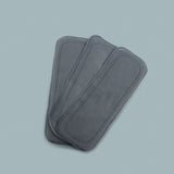 Charcoal Bamboo Cloth Diaper Insert - 3 pack