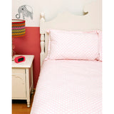 Bedsheet Set - Pink Jaal, Single/Double Bed Sizes Available