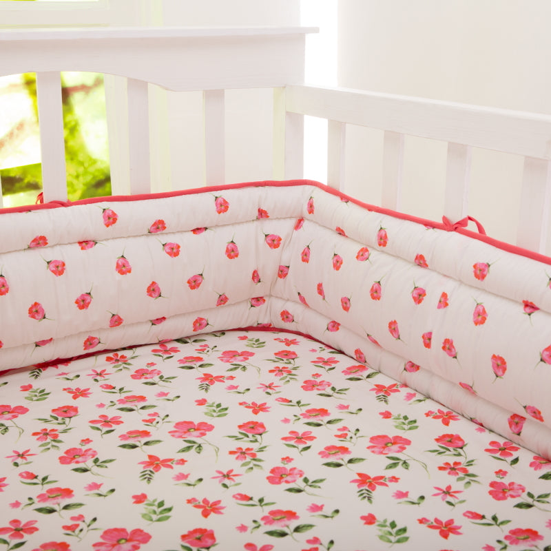 Blossoms Organic Complete Bedding Set (with Bumper)