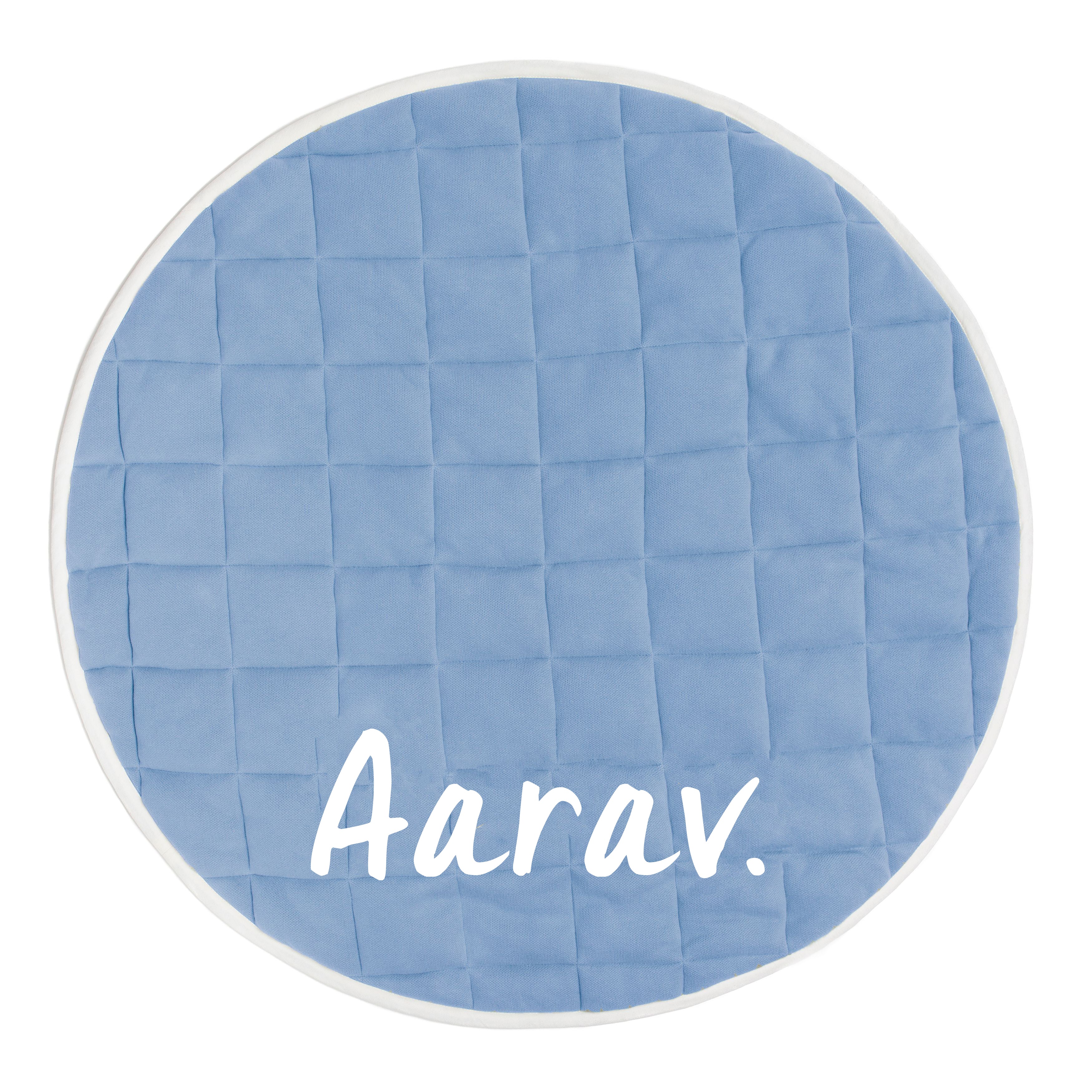 Blue Marl Personalized Playmat