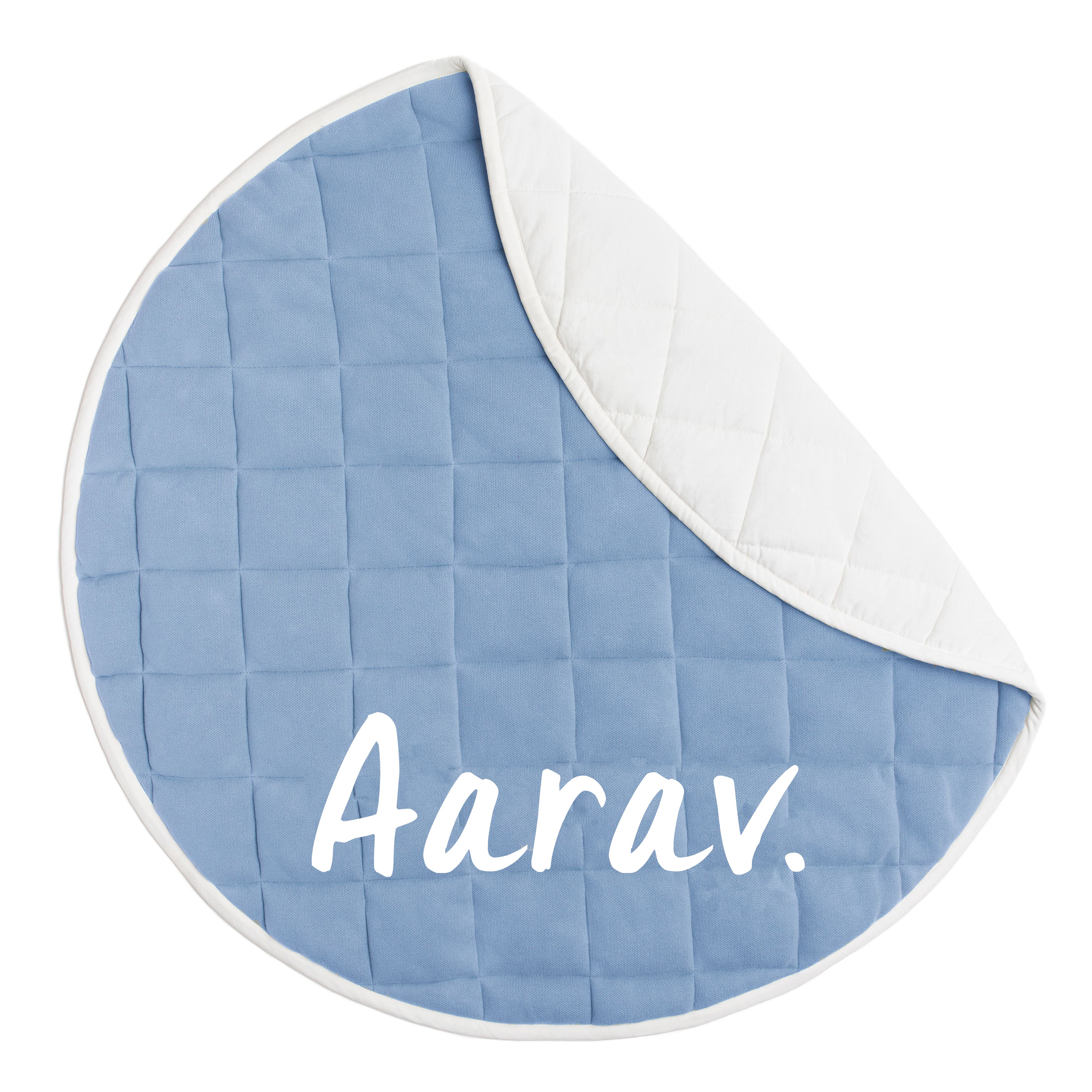Blue Marl Personalized Playmat