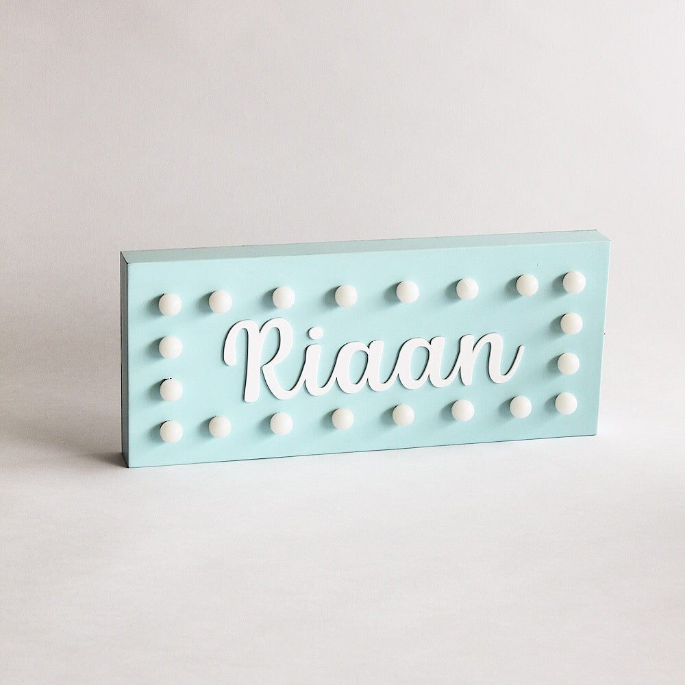 Hollywood Name Light - Blue