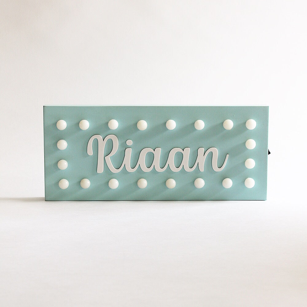 Hollywood Name Light - Blue