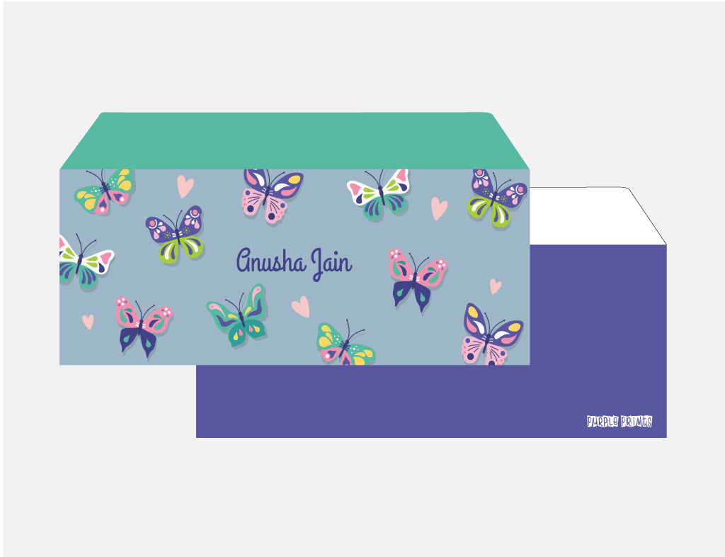 Personalised Envelopes - Butterfly, Set of 24