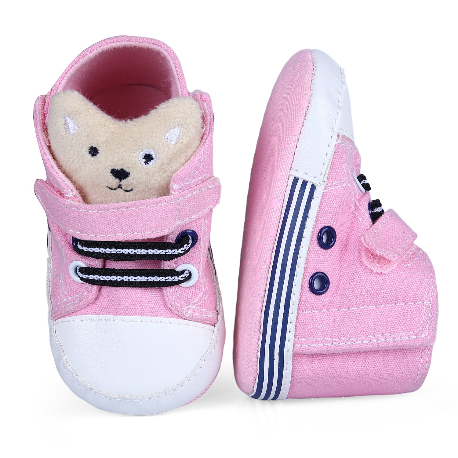 Baby Moo My Buddy Bear Cute And Stylish Comfy Booties - Pink