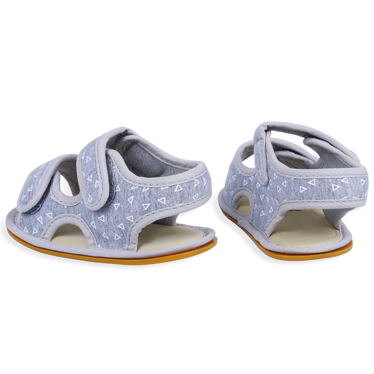 Baby Moo Triangle Comfortable Anti-skid Floater Sandals - Grey