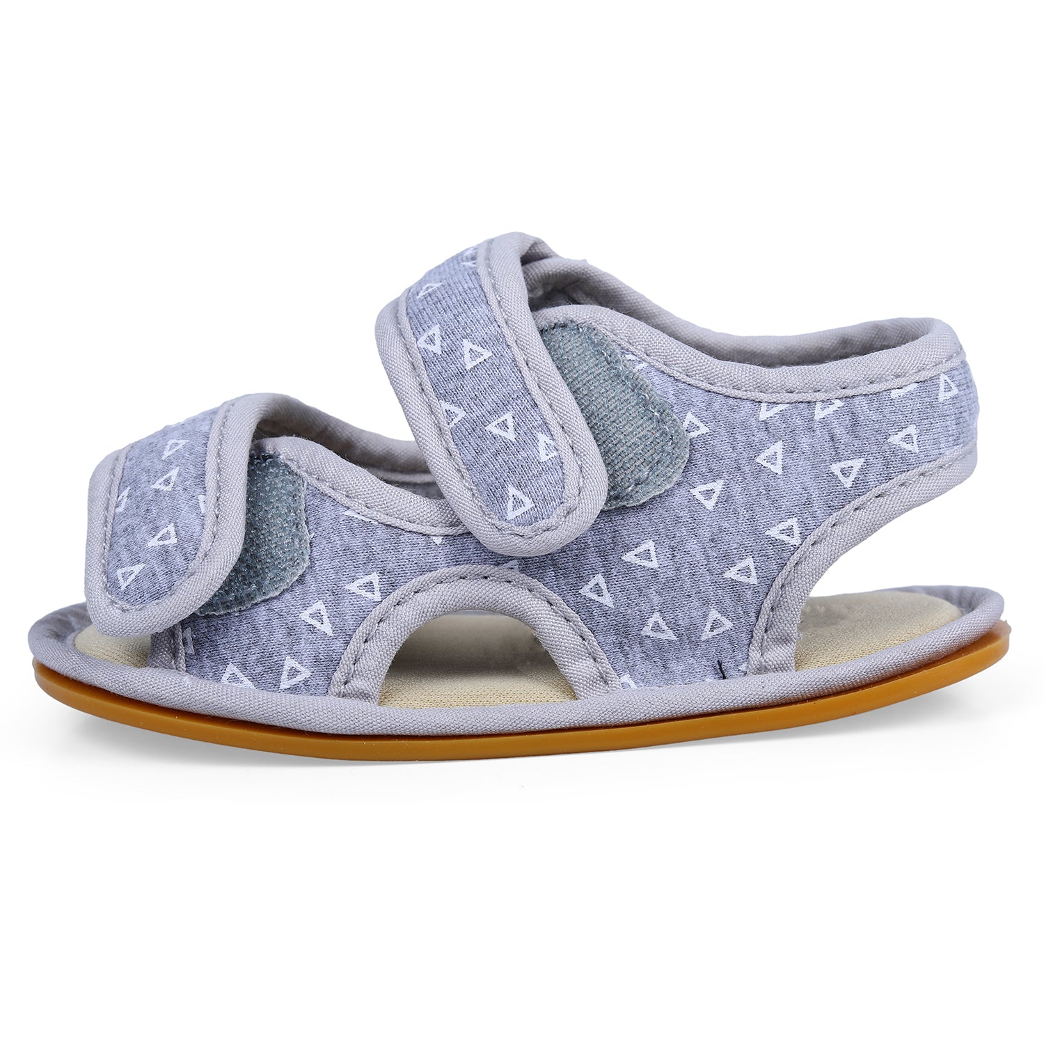 Baby Moo Triangle Comfortable Anti-skid Floater Sandals - Grey