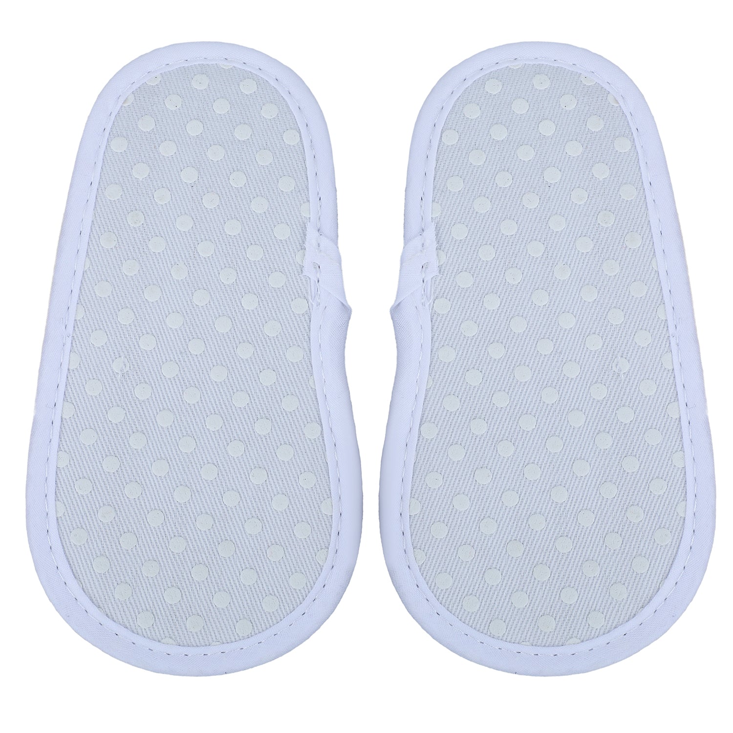 Baby Moo Plain Stylish And Comfortable Open Toe Sandal Booties - White