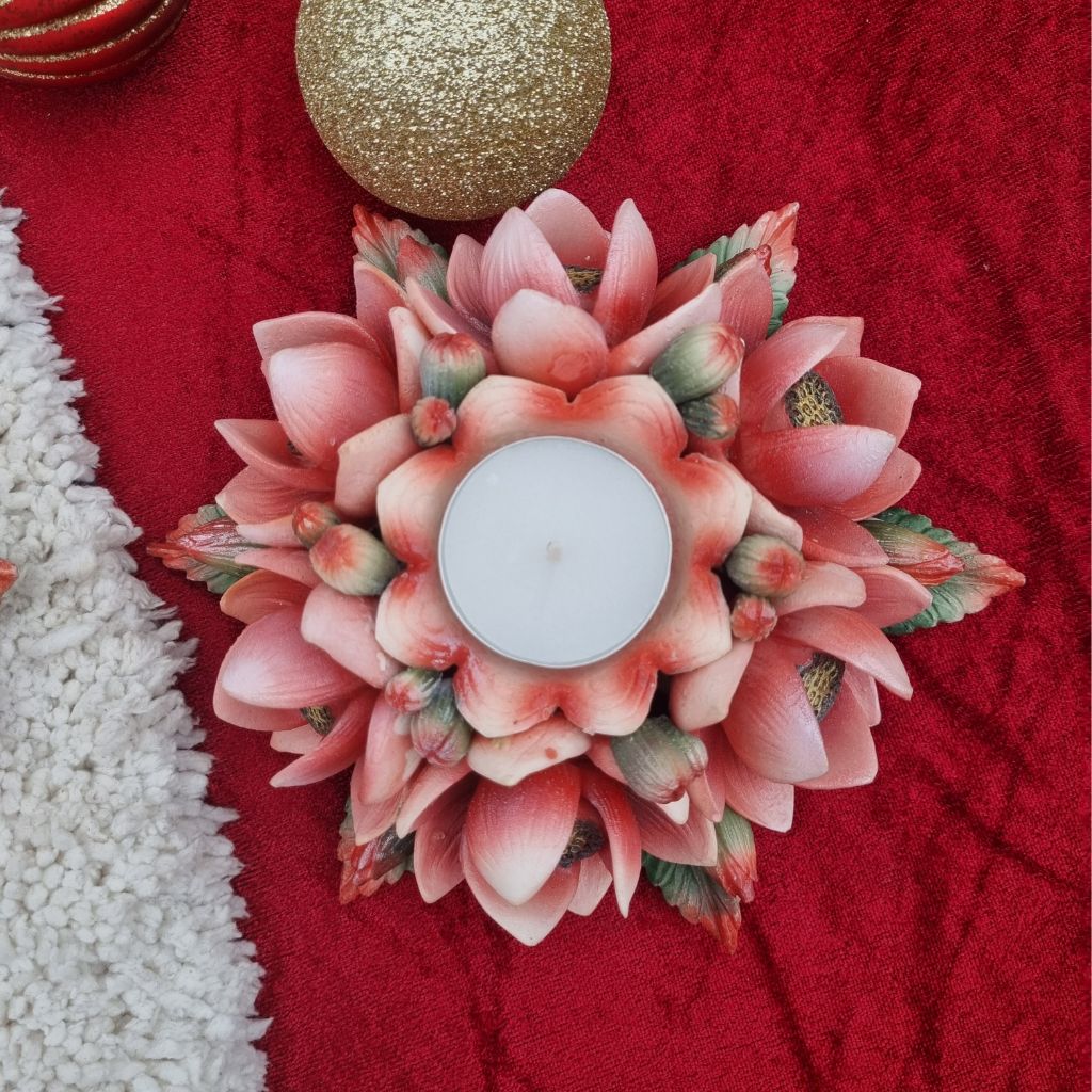 Exotic Peony Tealight Holder