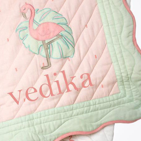 Masilo New Baby Mini Cot Set - Hello Flamingo