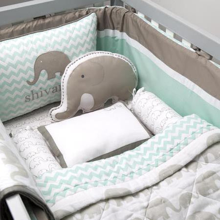 Masilo Baby Rock My Crib Gift Basket - Elephant Parade