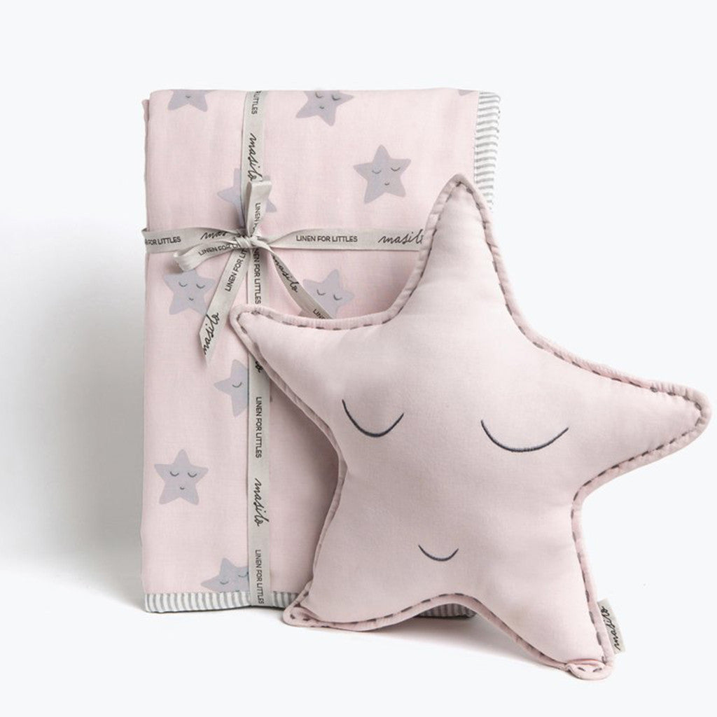 Tuck Me In Gift Bundle <br> Pink Star<br><span style="font-size: 10px;">Can be Personalised</span>