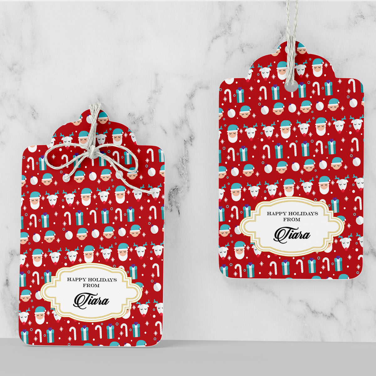 Personalised Christmas Candy Craze Gift Tags