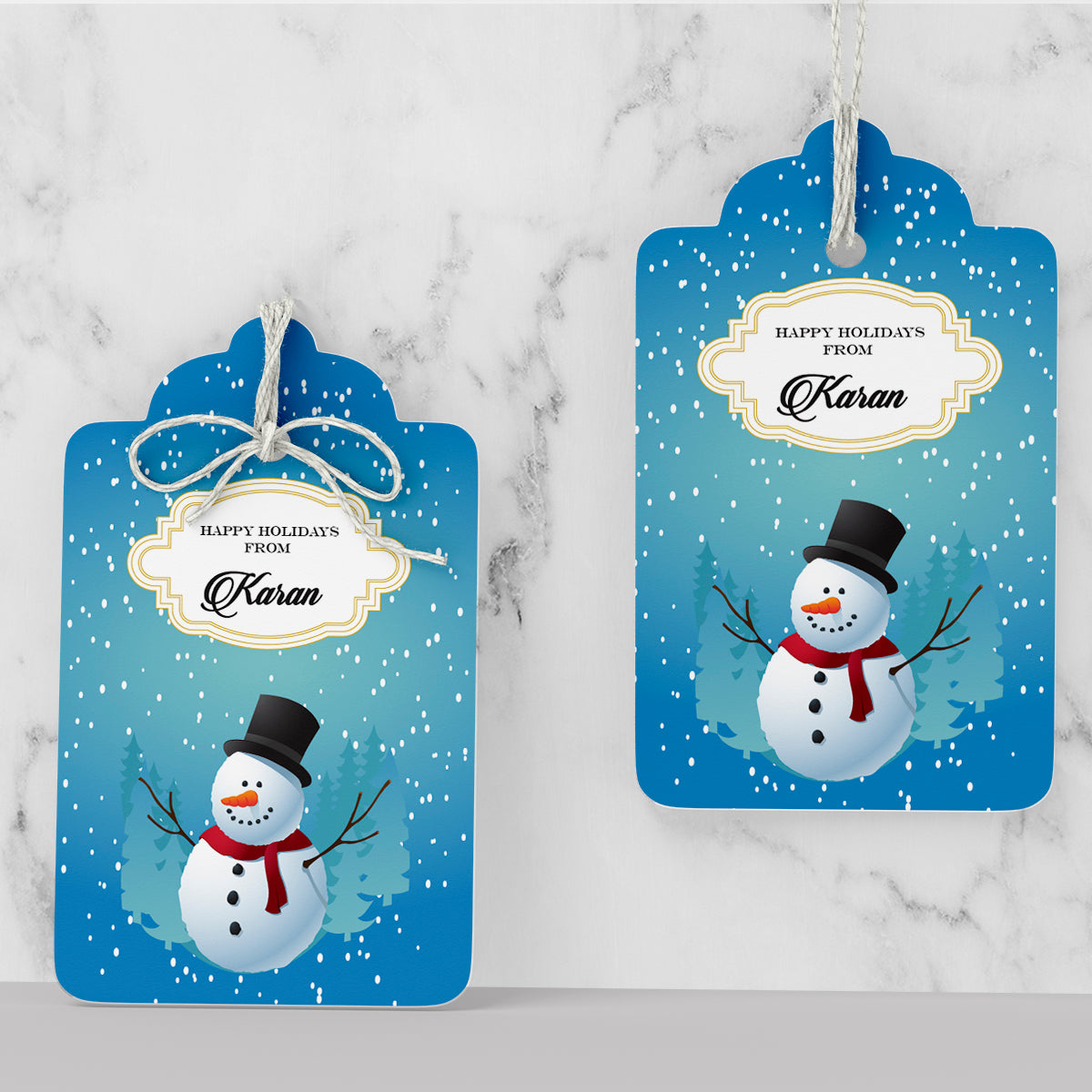 Frosty The Snowman Gift Tags