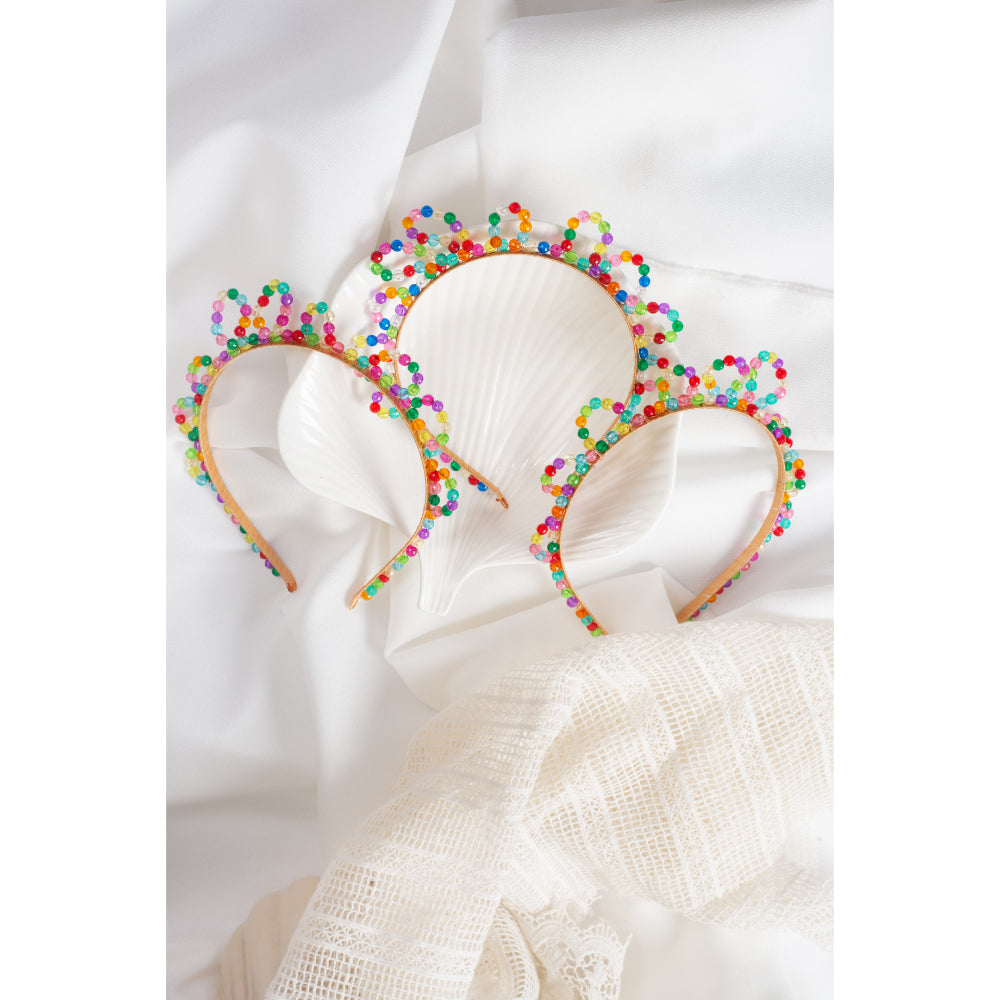 CHOKO Rainbow Pop Jewelled Hair Band - Multi Color