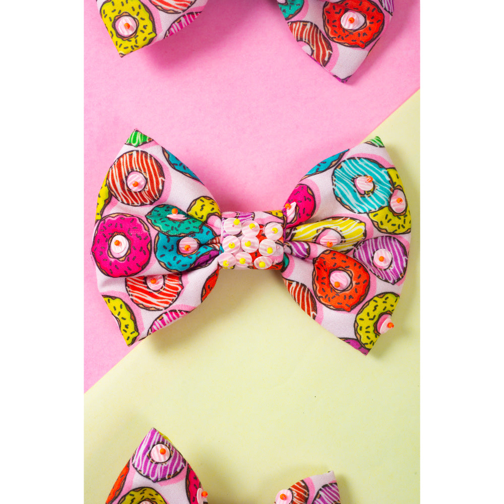 Pretty Pink Bow Hairclip