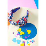 CHOKO Mickey Mouse Turban Hair Band - Blue & Multi Colour