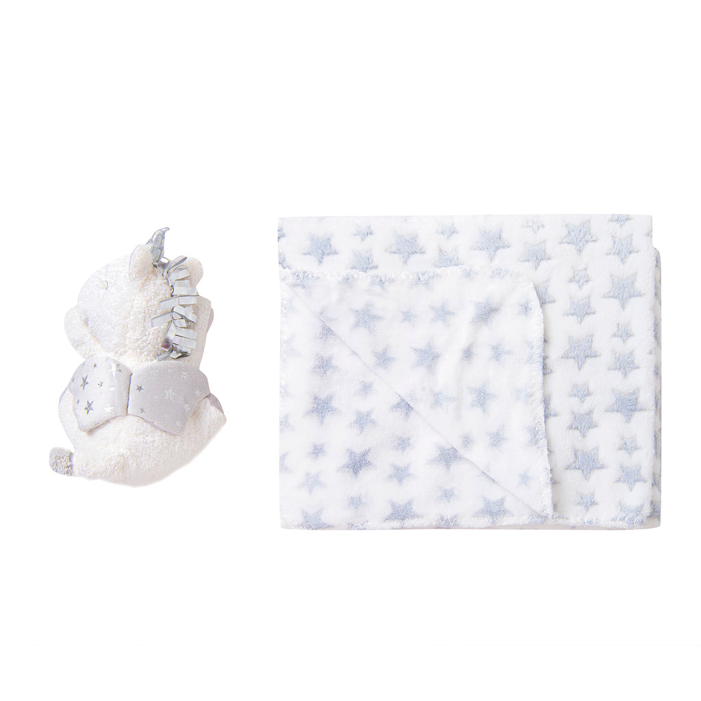 Baby Moo Starry Unicorn Soft Cozy Plush Toy Blanket Multicolour