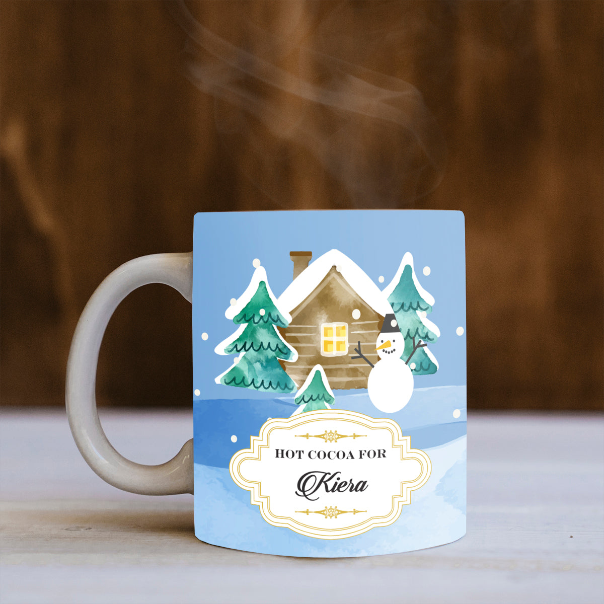 Personalised Mr. Snowy's House Mug