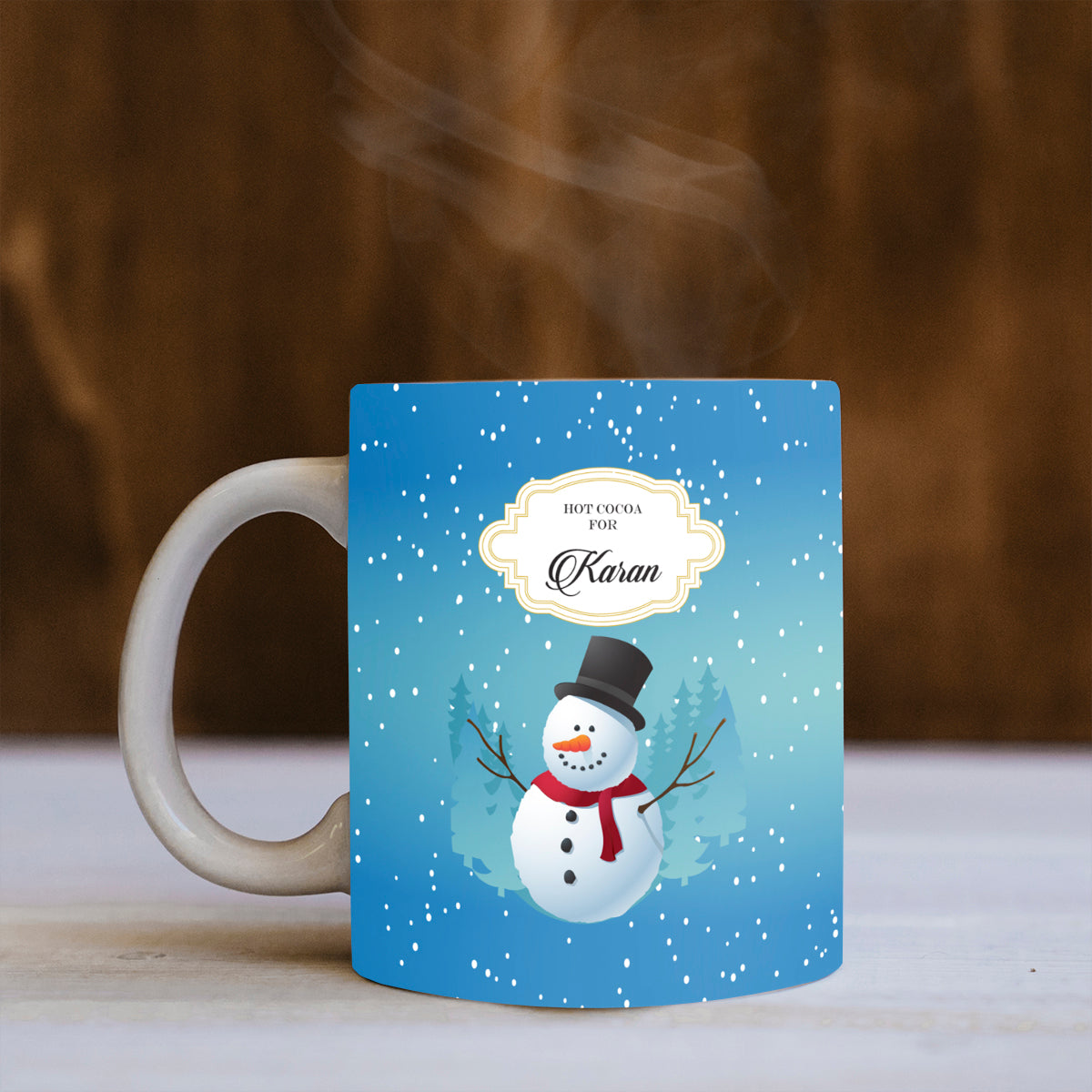 Personalised Frosty The Snowman Mug