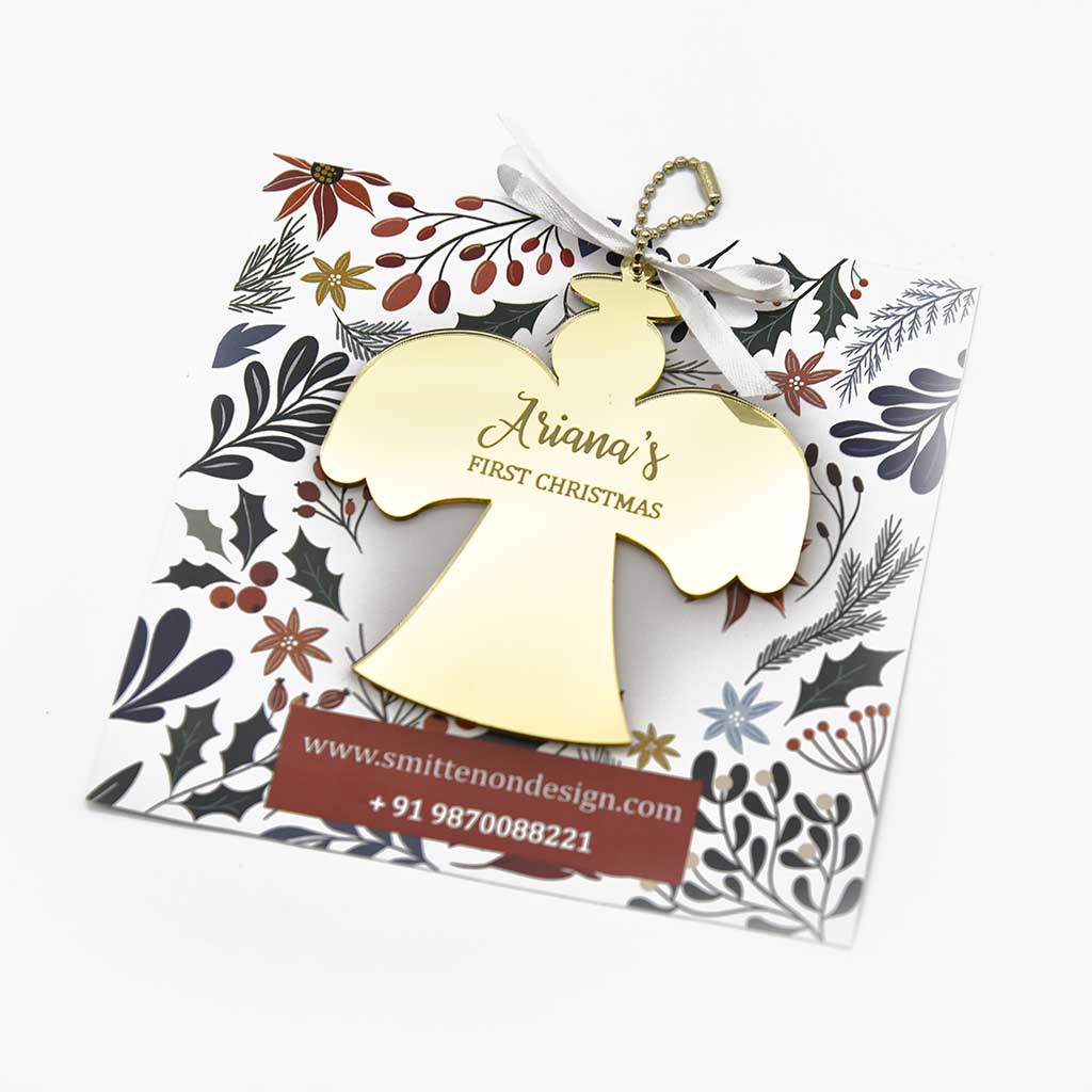 Personalised Gold Fairy Ornament