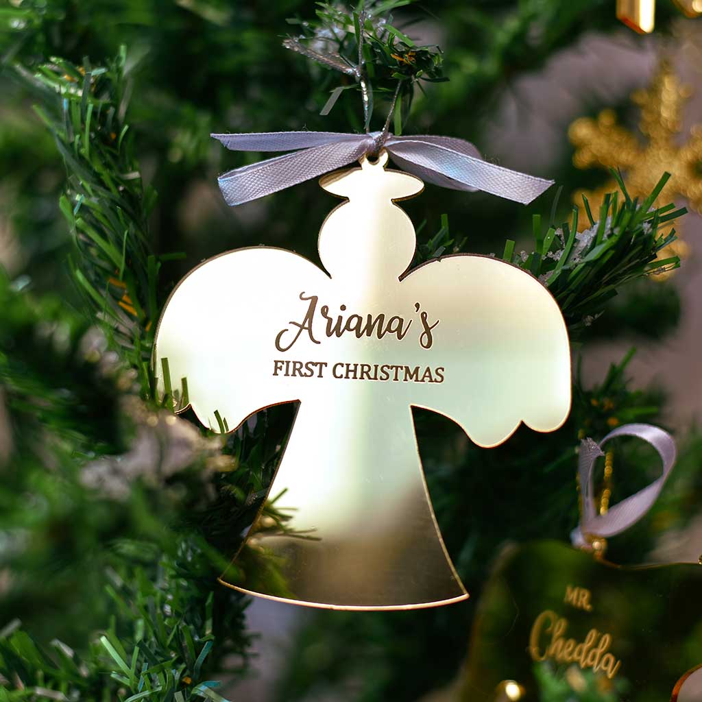 Personalised Gold Fairy Ornament