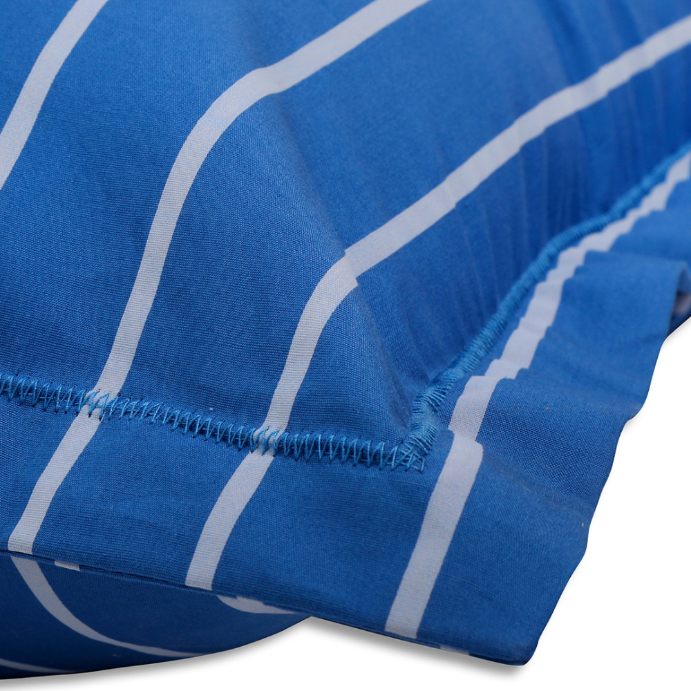 Bedsheet Set - Cool Blue Bedsheet, Single/Double Bed Sizes Available