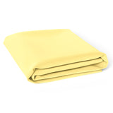 The White Cradle Pure Organic Cotton Elastic Fitted Crib Sheet for Baby Cot 28 x 52 inch - Super Soft, Smooth, Absorbent, Twill Fabric for Infants, Newborns, Babies, Toddlers - Yellow