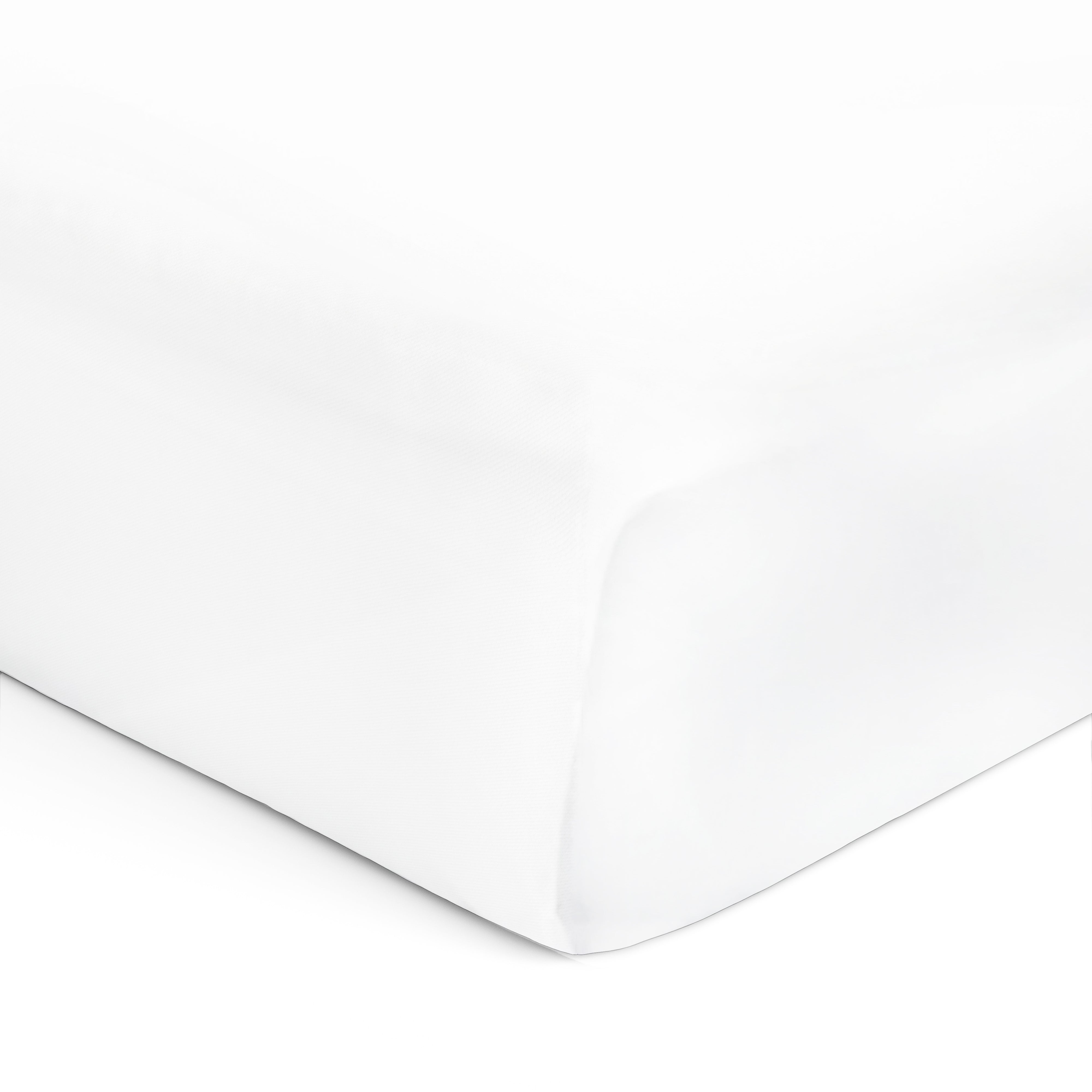 The White Cradle Pure Organic Cotton Flat Sheet for Baby Crib & Cot With Size 71 x 47 inch - Super Soft, Smooth, Absorbent, Twill Fabric for Infants, Newborns, Babies, Toddlers - White