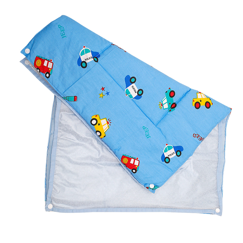 Baby Moo Waterproof Changing Sheet Set Catch Me If You Can Blue