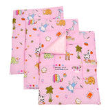Baby Moo Waterproof Changing Sheet Set Savanna Ooh Na Na Pink