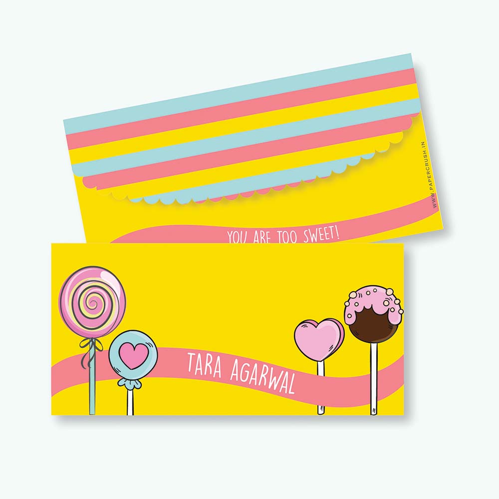 Candy Land - Money Envelopes-Set Of 25
