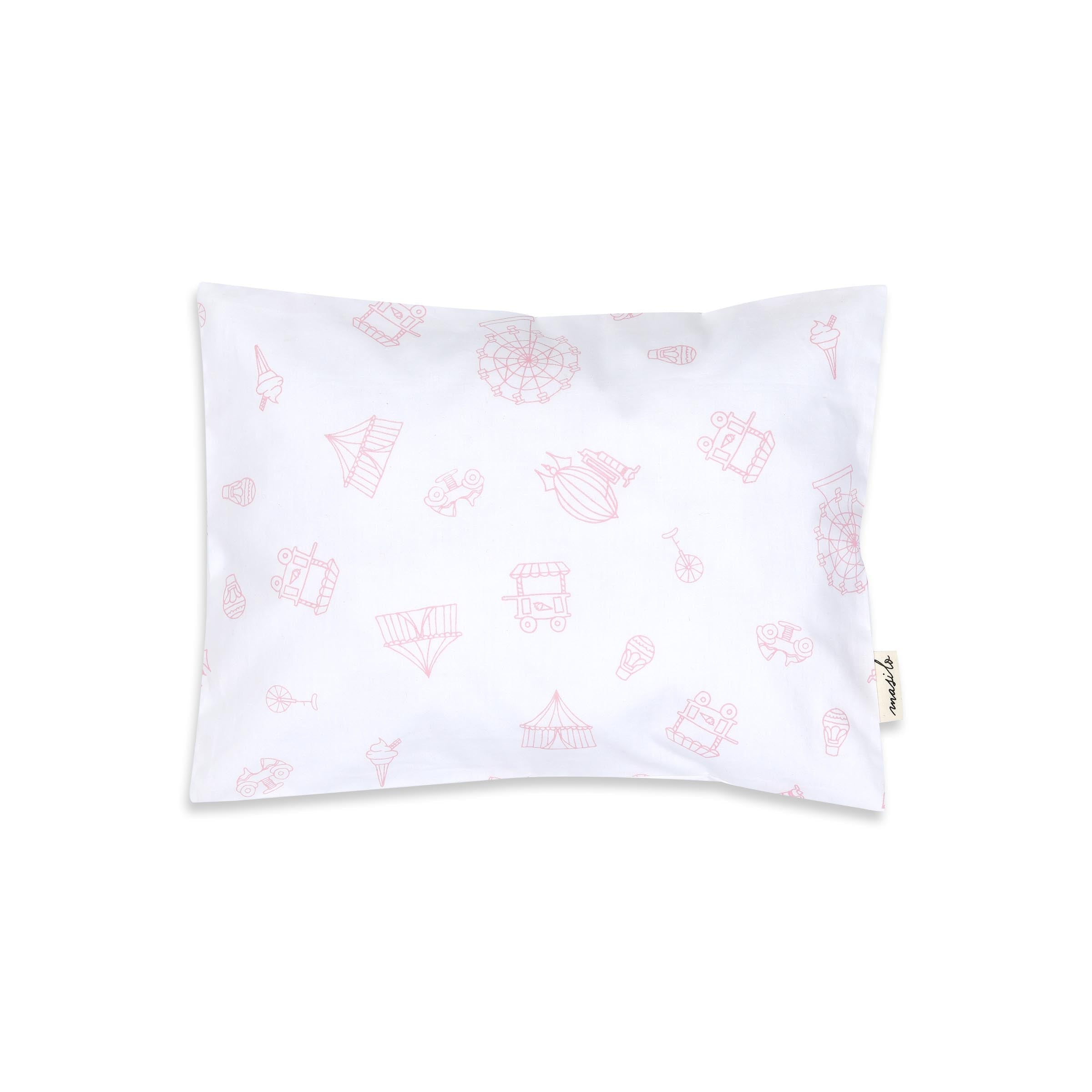 Organic Cotton Cot Bedding Set – Carnival Pink