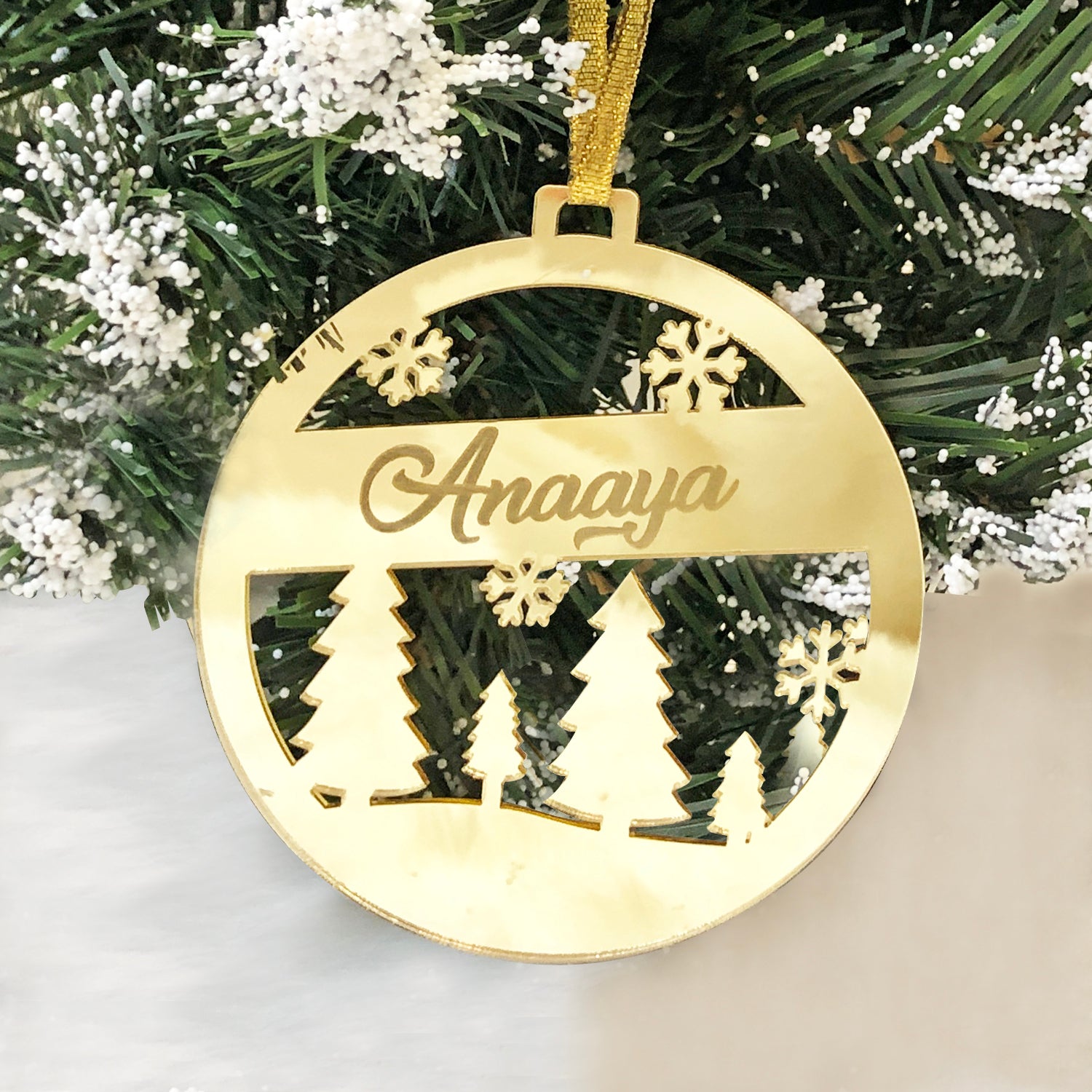 Personalised Christmas Ornament - Winter Wonderland