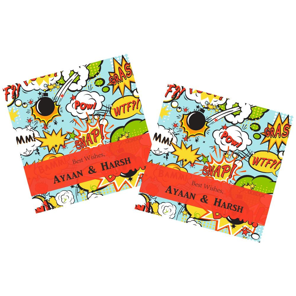 Personalised Gift Tags - Comic