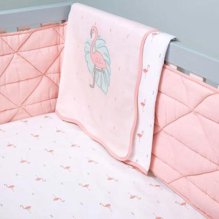 Masilo Organic Dohar Blanket - Hello Flamingo