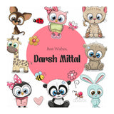 Personalised Gift Tags - Cute animal