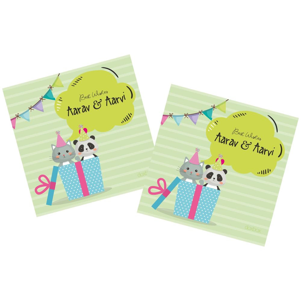 Personalised Gift Tags - Cute Cat