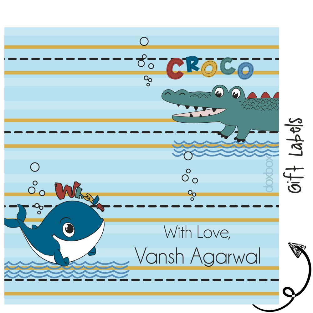 Gift Labels - Cute Whale