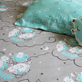 Bedsheet Set - Counting Sheep, Blue - Single/Double Bed Sizes Available