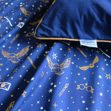 Official Harry Potter King Bedsheet with Two Pillow Covers - Ravenclaw